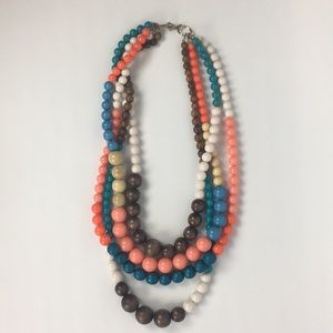 Anthropologie Mixed Bead Necklace